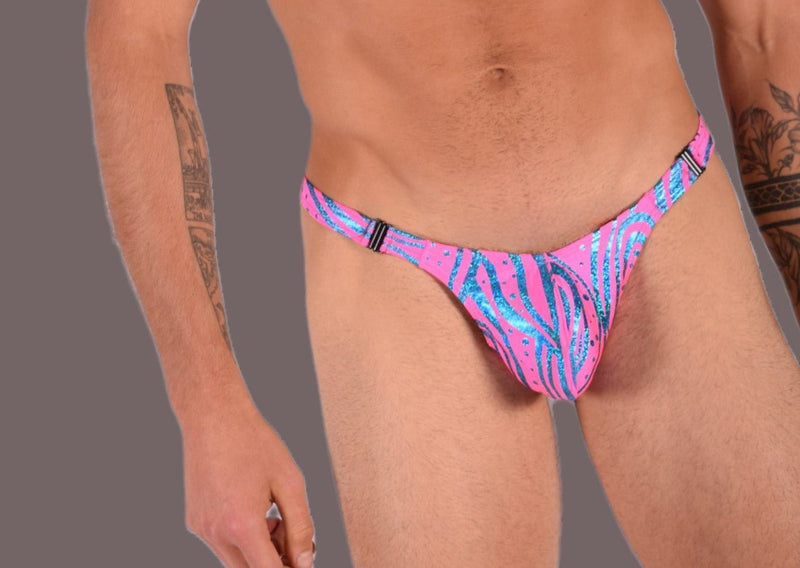 SMU Mens Underwear Snap Thong 33247 MX112