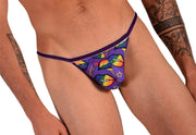 SMU Pride Lips Tiny Mens G - String in Soft Purple H061