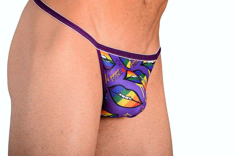 SMU Pride Tiny Tanning G-String Purple H6