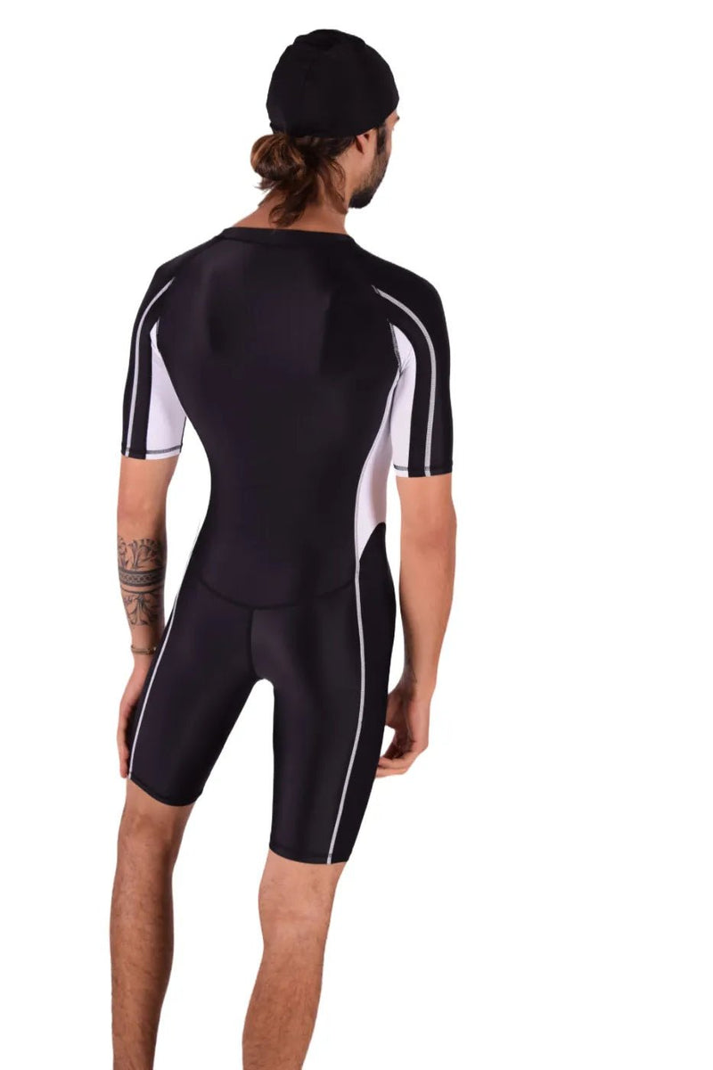 SMU Singlet Competition Swimwear Diving Bodysuit Short Black 2B7