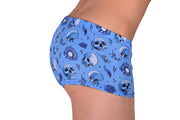 SMU Skulls Mini Boxer Brief sporty cut Blue  P01005 H43