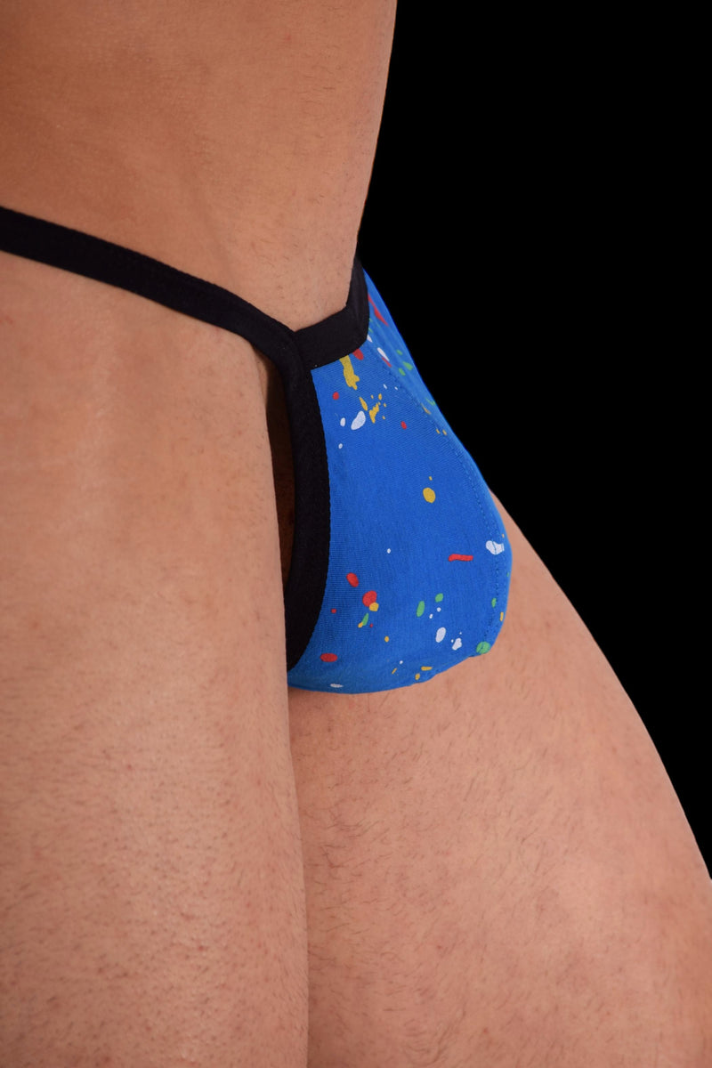 SMU Splash Tiny G-String Blue D-100614 8