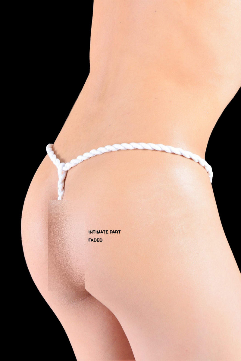 SMU Thong Limited Sumo Rope Thongs Gray 4828 MX6