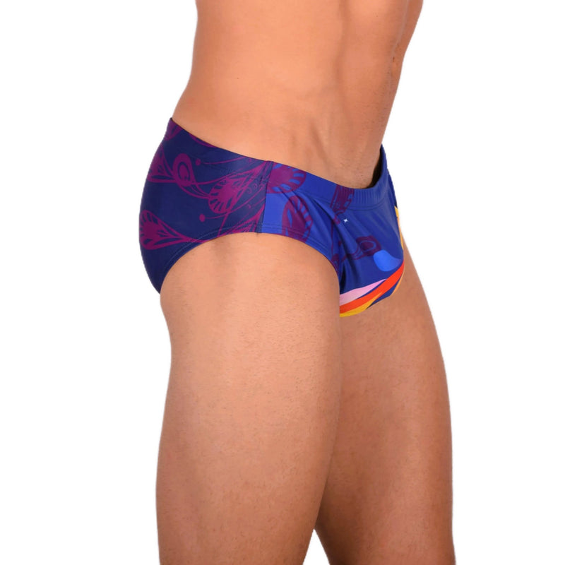 SMU Swim Brief Deep Blue 33661 MX154