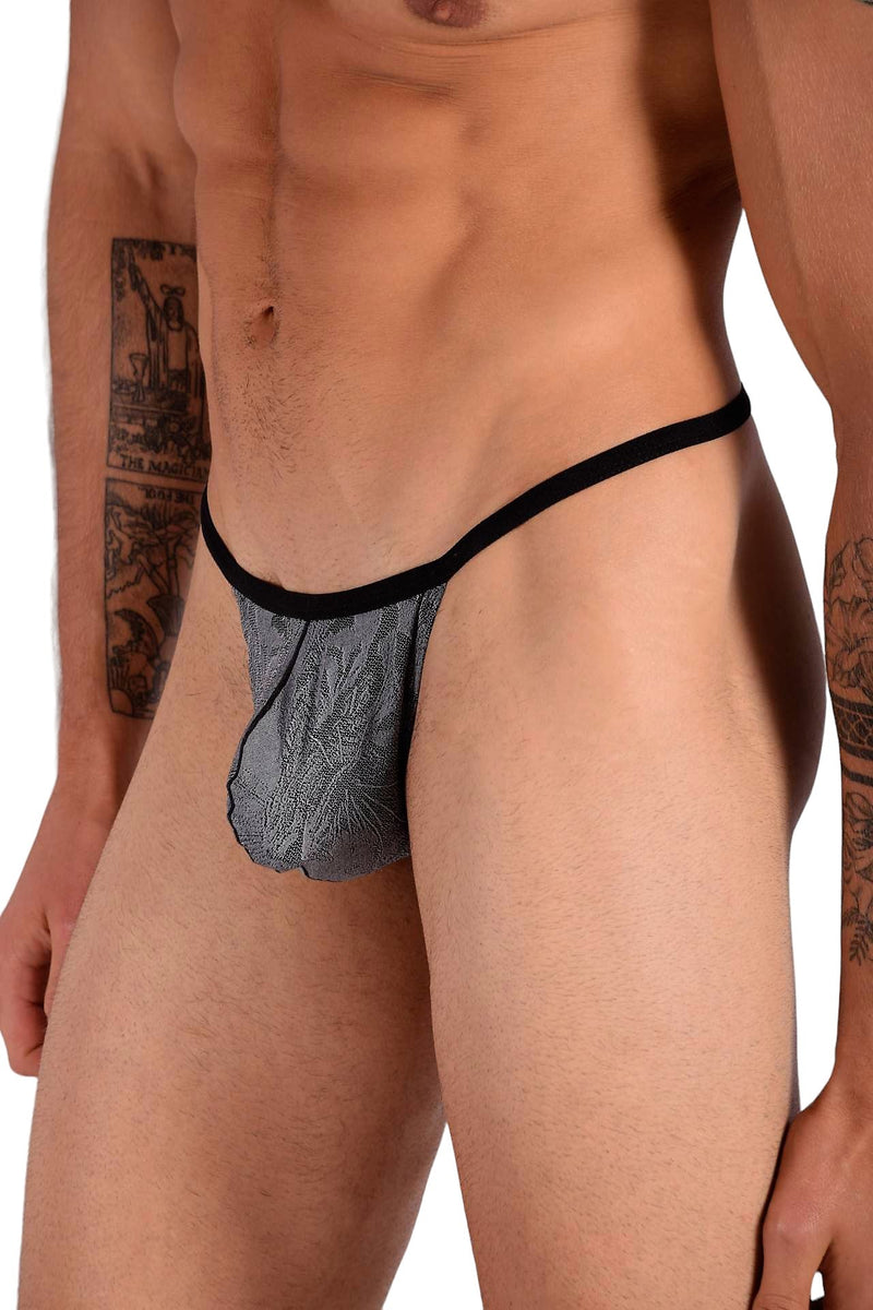 SMU Tiny Tanning G-String Pale Charcoal Print MX5 21