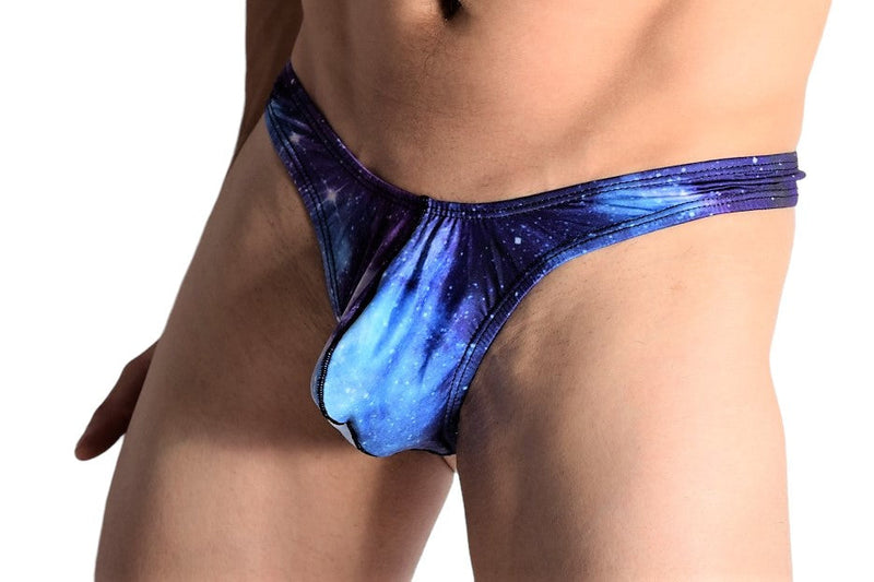 SMU Twilight Swim Tanning Thong Navy P01204-H31