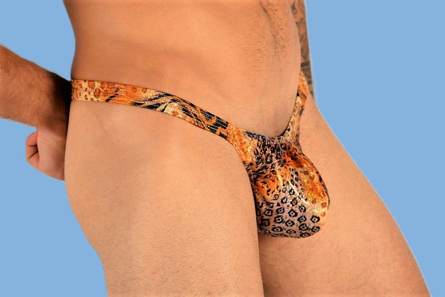 XL/2XL SMU Mens Thong Underwear Flash Panther 33448 MX11