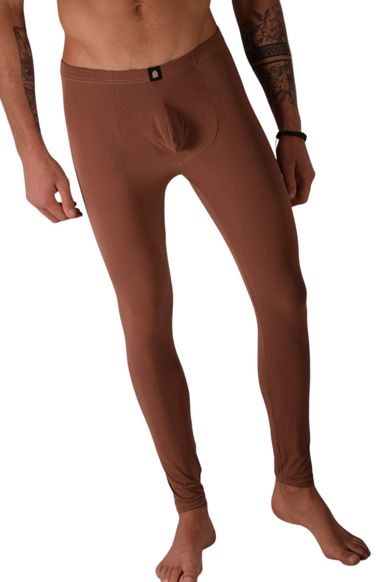 SMU Legging Homme Coupe Ajustée Smoothie Marron S/M 12570 MX8
