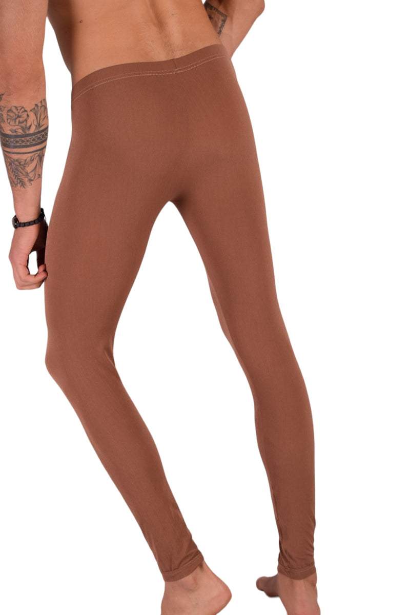 SMU Legging Homme Coupe Ajustée Smoothie Marron S/M 12570 MX8