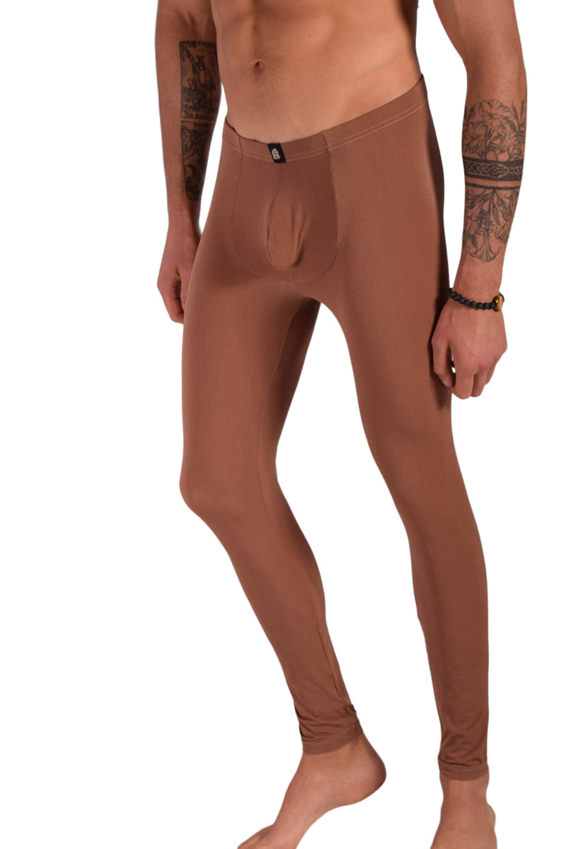 SMU Legging Homme Coupe Ajustée Smoothie Marron S/M 12570 MX8