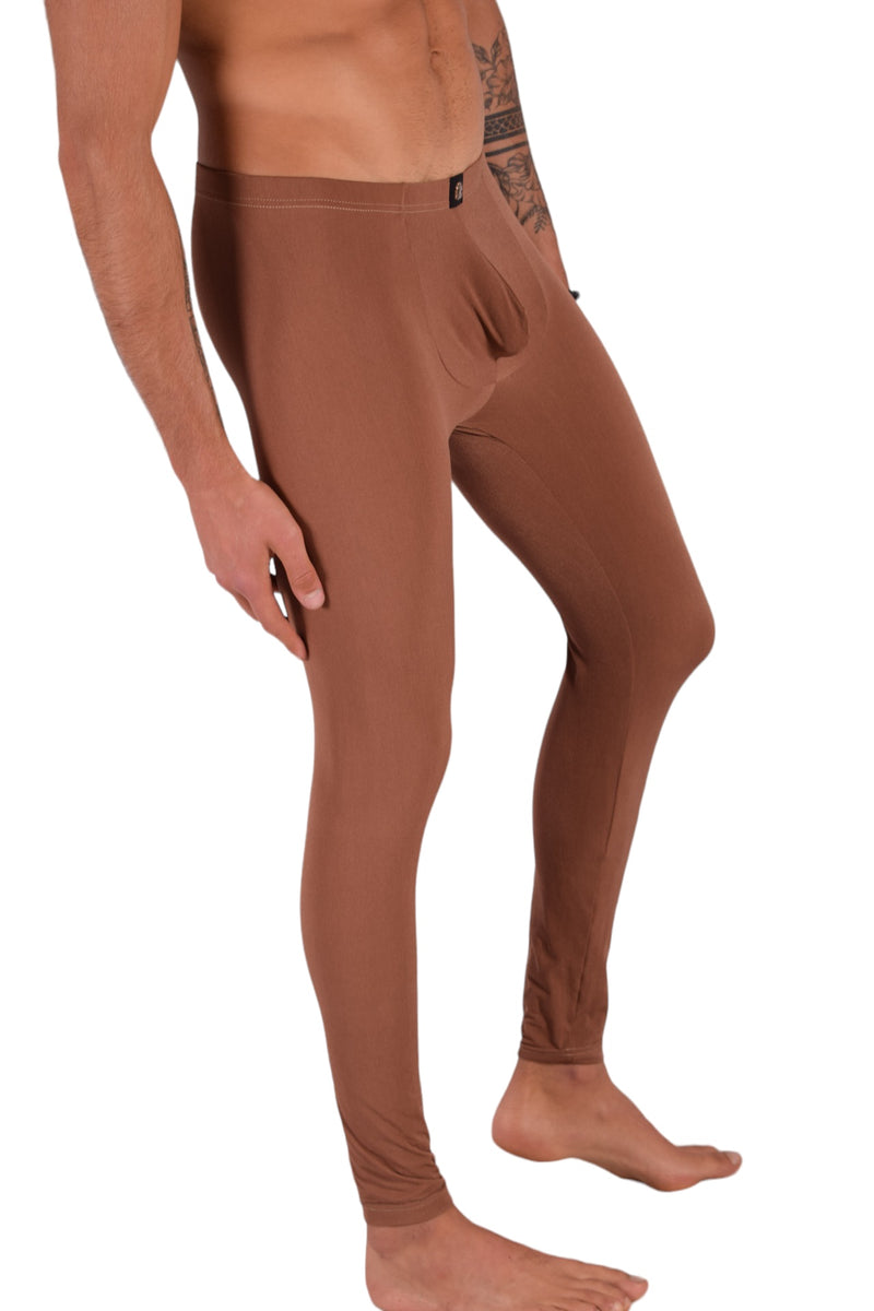 SMU Legging Homme Coupe Ajustée Smoothie Marron S/M 12570 MX8