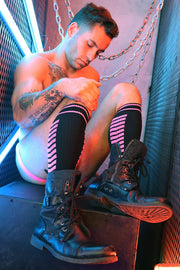 Socks BREEDWELL Daycrawler Long Soft Nylon Sock Neon Pink 13B