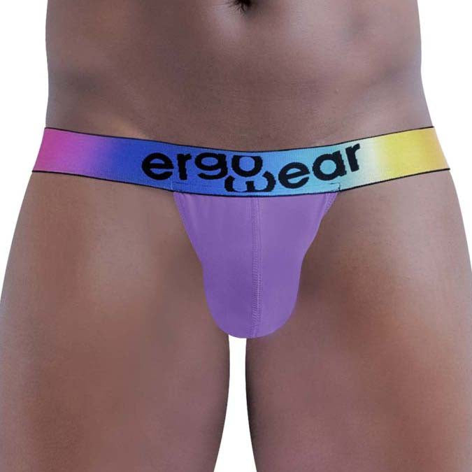 ErgoWear Thong MAX SE Pride Rainbow Thongs in Lilac Purple 1434 79