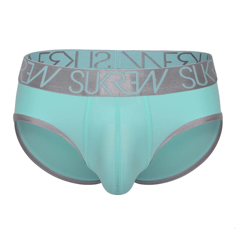 SUKREW Apex Brief Rounded Cupping Pouch Unlined Briefs Peppermint Green 111