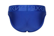 SUKREW Classic Brief Stretch Unlined Large Contoured Pouch Brief in Sapphire 395