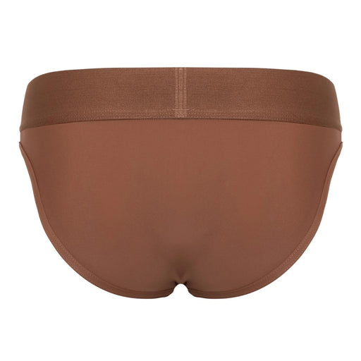 SUKREW Classic Brief With Large Contour Pouch Jacquard Briefs in Espresso 82