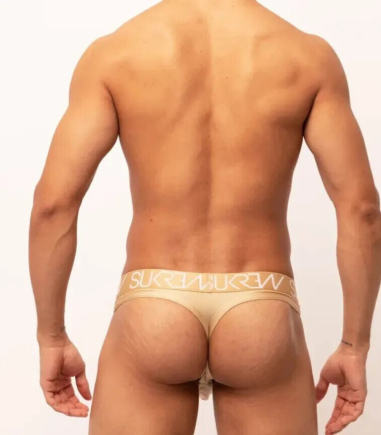 SUKREW Classic Thong With Large Contoured Pouch in Luxurious Gold Dust 23