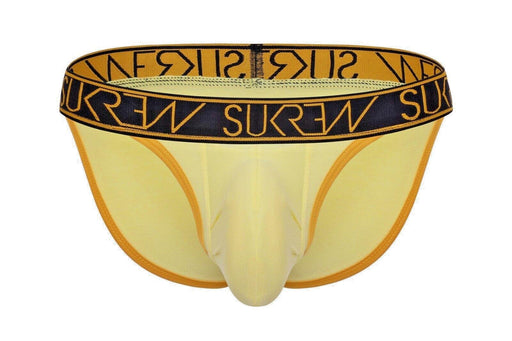 SUKREW High - Cut Cotton Tanga Briefs Contour Pouch & Open Sides in Gleaming Gold1