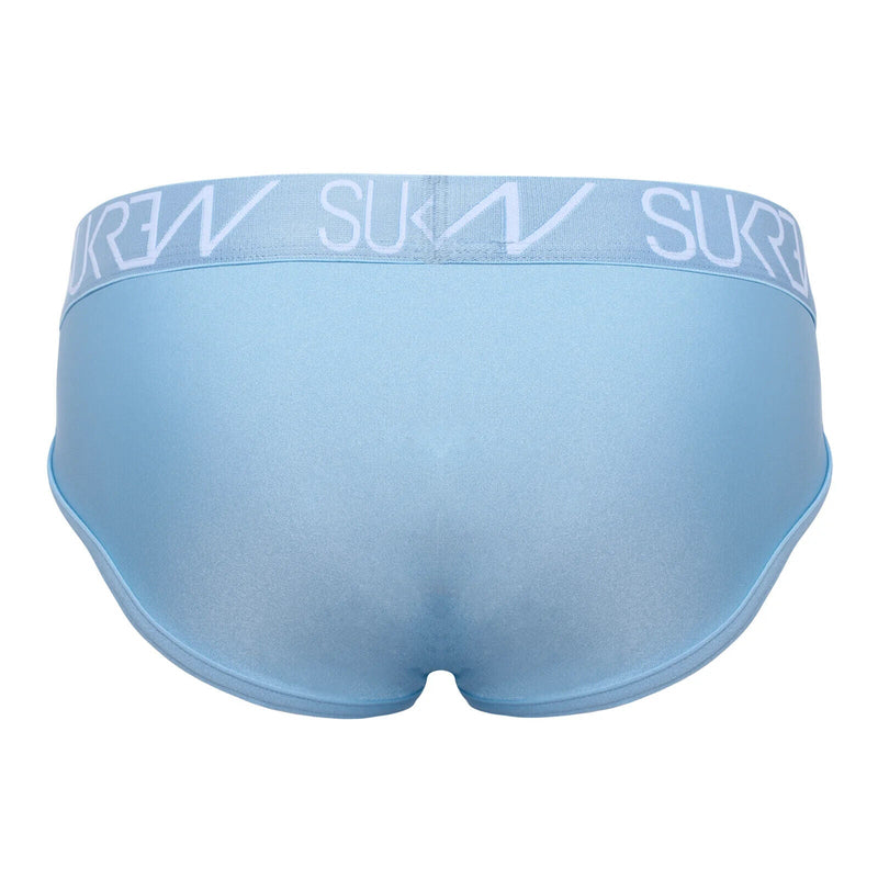 SUKREW Low-Rise Briefs APEX Rounded Pouch Unlined Stretchy Brief Cool Blue 20