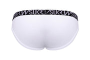 SUKREW Low - Rise Briefs Unlined Stretchy Rounded Cupping Pouch in Optic White 285