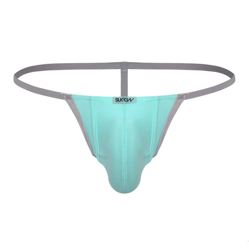 SUKREW Low Rise G - String Stretchy Rounded Cupping Pouch in Peppermint 111