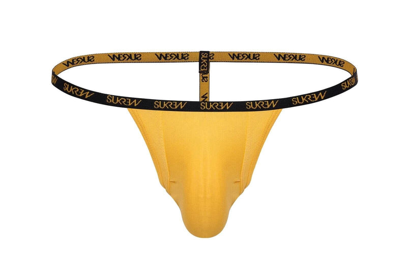 SUKREW Low Rise G - String Unlined Stretch Cotton Men Strings in Bronze 61