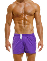 Swimwear Modus Vivendi Candy Line Woven Bermuda Swim-Shorts Purple DS2233