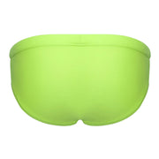 Swimwear SUKREW Torrent Swim Brief Unlined Rounded Contoured Pouch in Lime 422