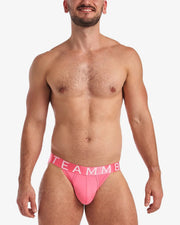 TEAMM8 Briefs Spartacus 2.0 Low-Rise Athletic Sports Brief Hot Pink 18