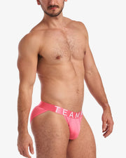 TEAMM8 Briefs Spartacus 2.0 Low-Rise Athletic Sports Brief Hot Pink 18