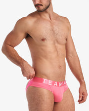 TEAMM8 Jock Spartacus 2.0 Low-Rise Athletic Jockstrap in Hot Pink
