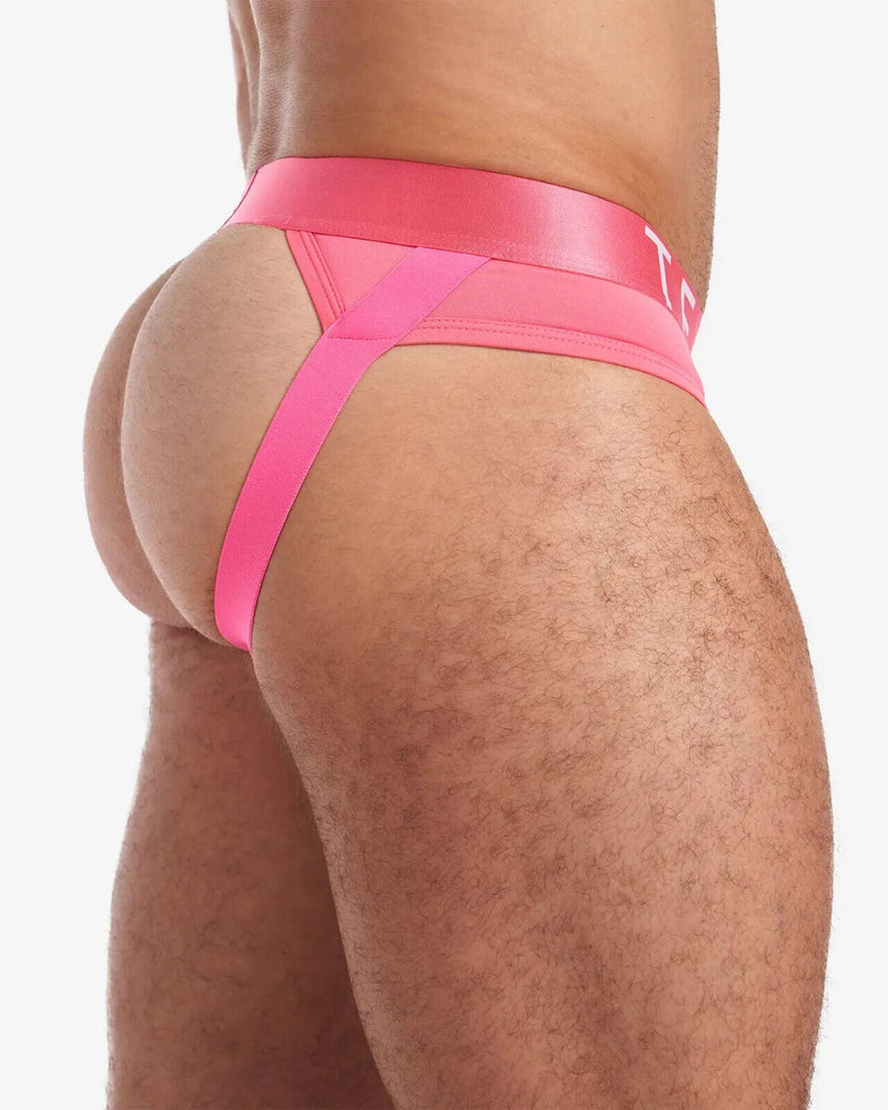 TEAMM8 Jock Spartacus 2.0 Low-Rise Athletic Jockstrap in Hot Pink