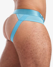 TEAMM8 Jockstrap Spartacus 2.0 Low-Rise Athletic Jock in Blue Atoll