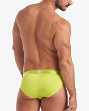 TEAMM8 Spartacus Brief 2.0 Low-Rise Athletic Sports Briefs Lime Punch Green 18