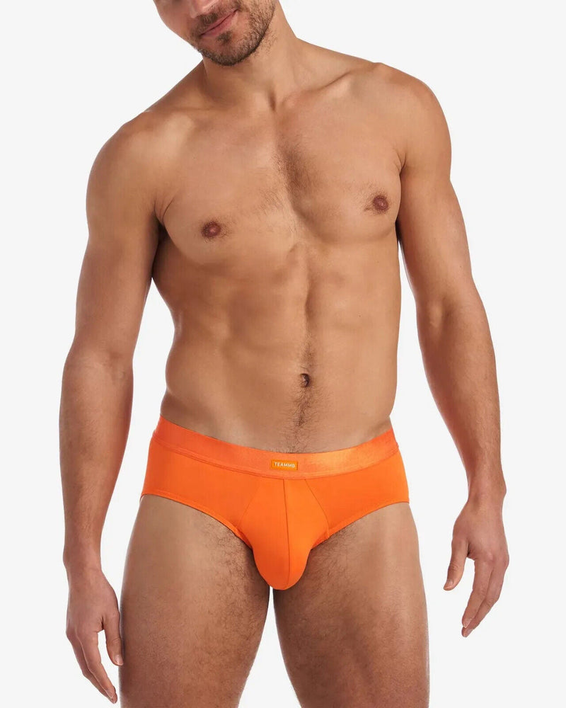 TEAMM8 You Bamboo Briefs Low-Rise Body Enhancing Cut in Orange Peel 21
