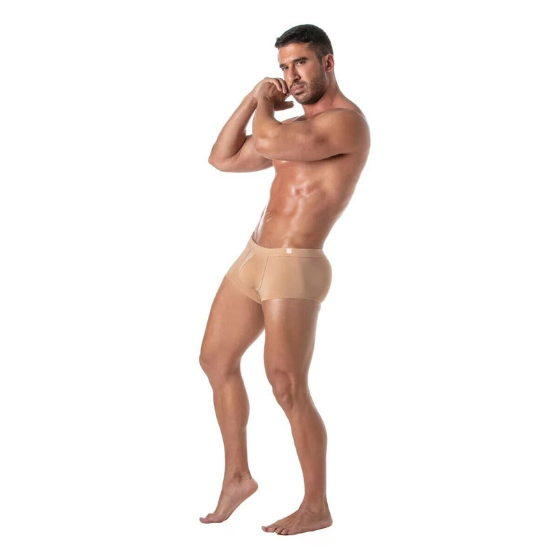 TOF PARIS Boxer Skin - Tone Trunk Ultra - Soft Bi - Stretch Cotton 854