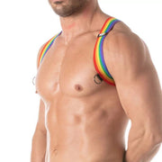 TOF PARIS Elastic Shoulder Harness X - Style Pride Rainbow 802