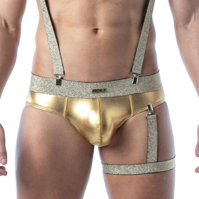 TOF PARIS Magic Leg Harness Magic Garter Belts Inspire Gold ( 1 - INDIVIDUALY)