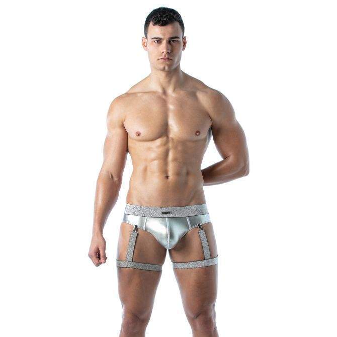 TOF PARIS Magic Leg Harness Magic Garter Belts Inspire Silver ( 1 - INDIVIDUALY)