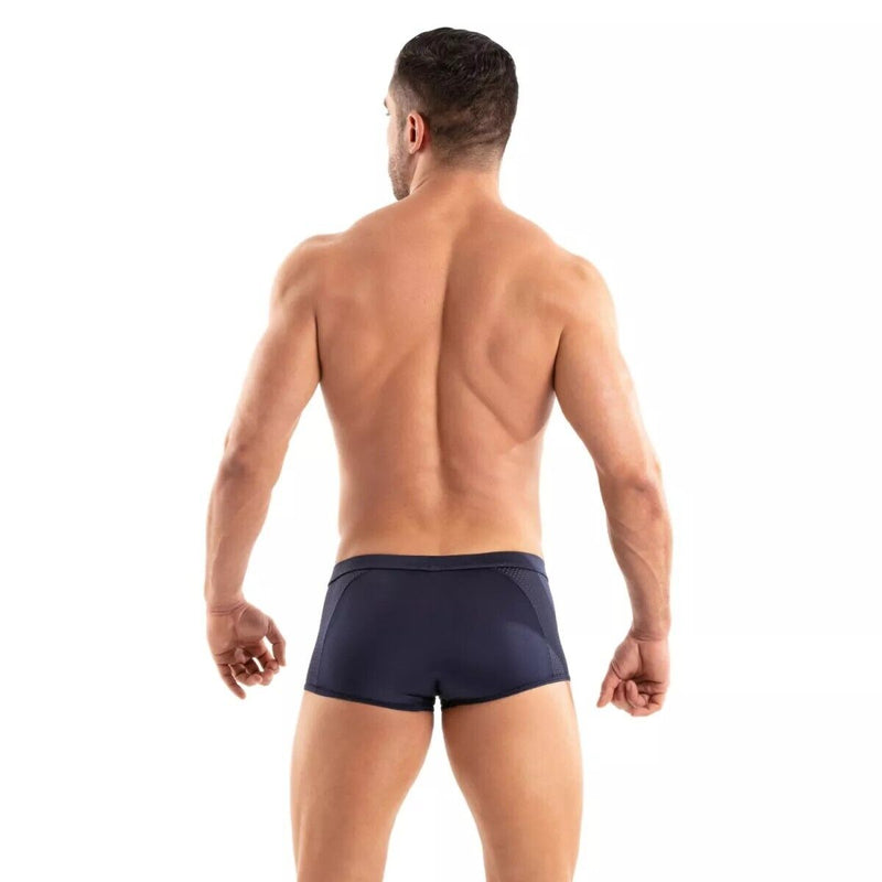 TOF PARIS Temptation Ultra - Soft Microfiber Boxer Trunk in Navy 944