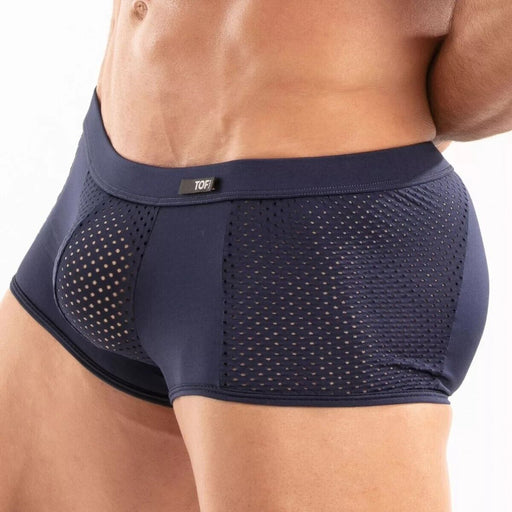 TOF PARIS Temptation Ultra - Soft Microfiber Boxer Trunk in Navy 941