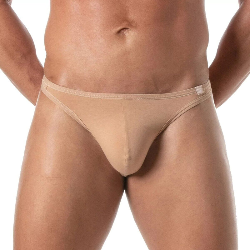 TOF PARIS Thong Skin Colors Ultra Low - Rise Cut Stretch Cotton Second Skin 862