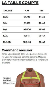 TOF PARIS Zipped Pocket Harness H - Shaped 3D Mesh Crop - Top in Grey 514