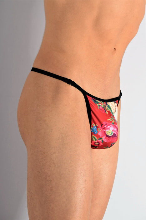 L'Homme Invisible Detachable G-String Thong Matryoshka Red MY11X 3