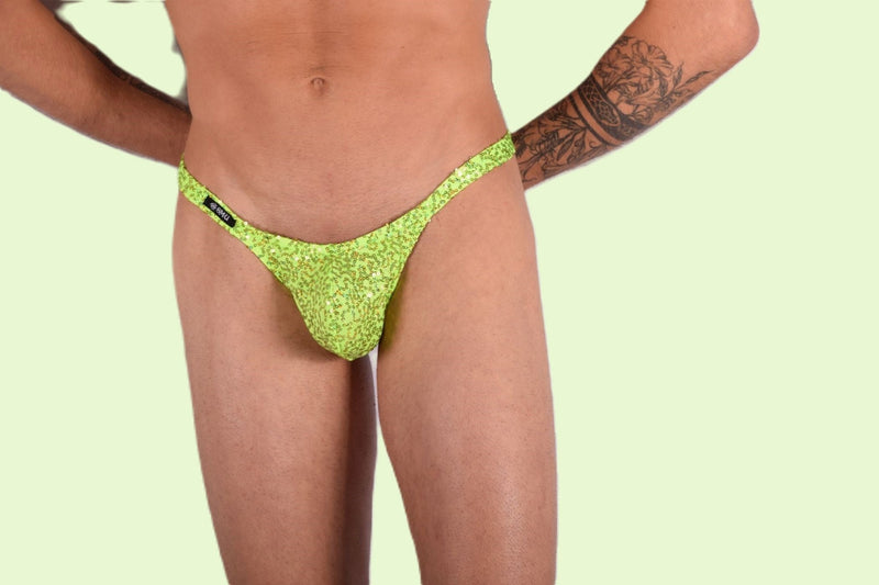 XL SMU Mens Flash Thong NEON 33453 MX111