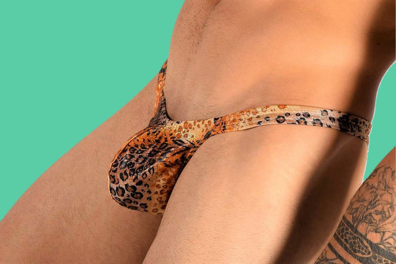 XL/2XL SMU Mens Thong Underwear Flash Panther 33448 MX112