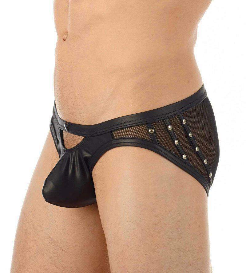 XS Gregg Homme Briefs Lure Leather Look 130503 751