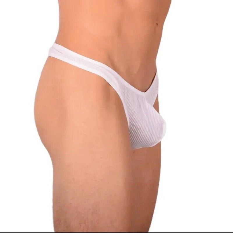 XS - S SMU Sexy White Thong MX20 341034