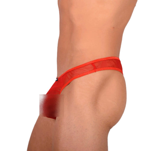 XS SMU Sensual C - Thru Red Thong 33852 MX172