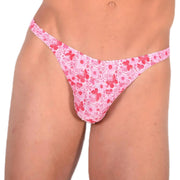 XS SMU Sensual Thong Floral Pink 33573 MX133